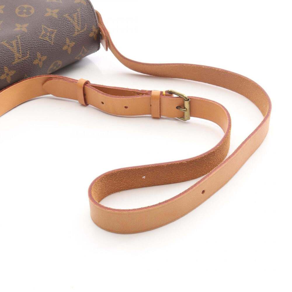 LOUIS VUITTON Authentic Brown Monogram Leather Shoulder Bag - Picture 10 of 13